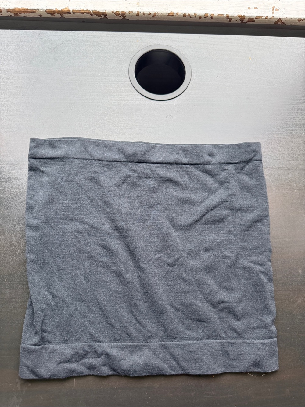Seamless Gray Bandeau Tube Top - Unbranded